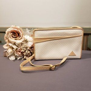 Cream Tan Leather Liz Claiborne Purse